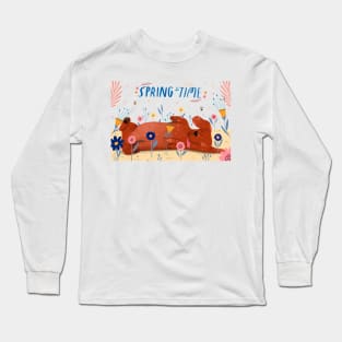 Puppy Spring Long Sleeve T-Shirt